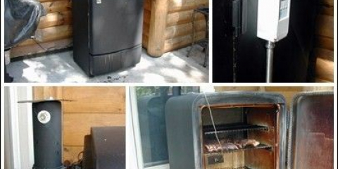 Студено и горещо пушене пушене с ръце от хладилника